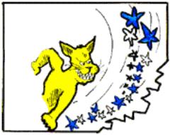 Drawing of the cat clawing.