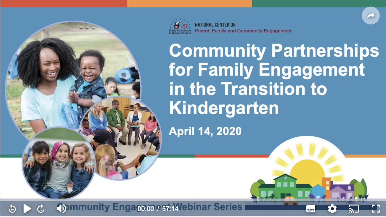 Community Partnerships for Family Engagement in the Transition to Kindergarten