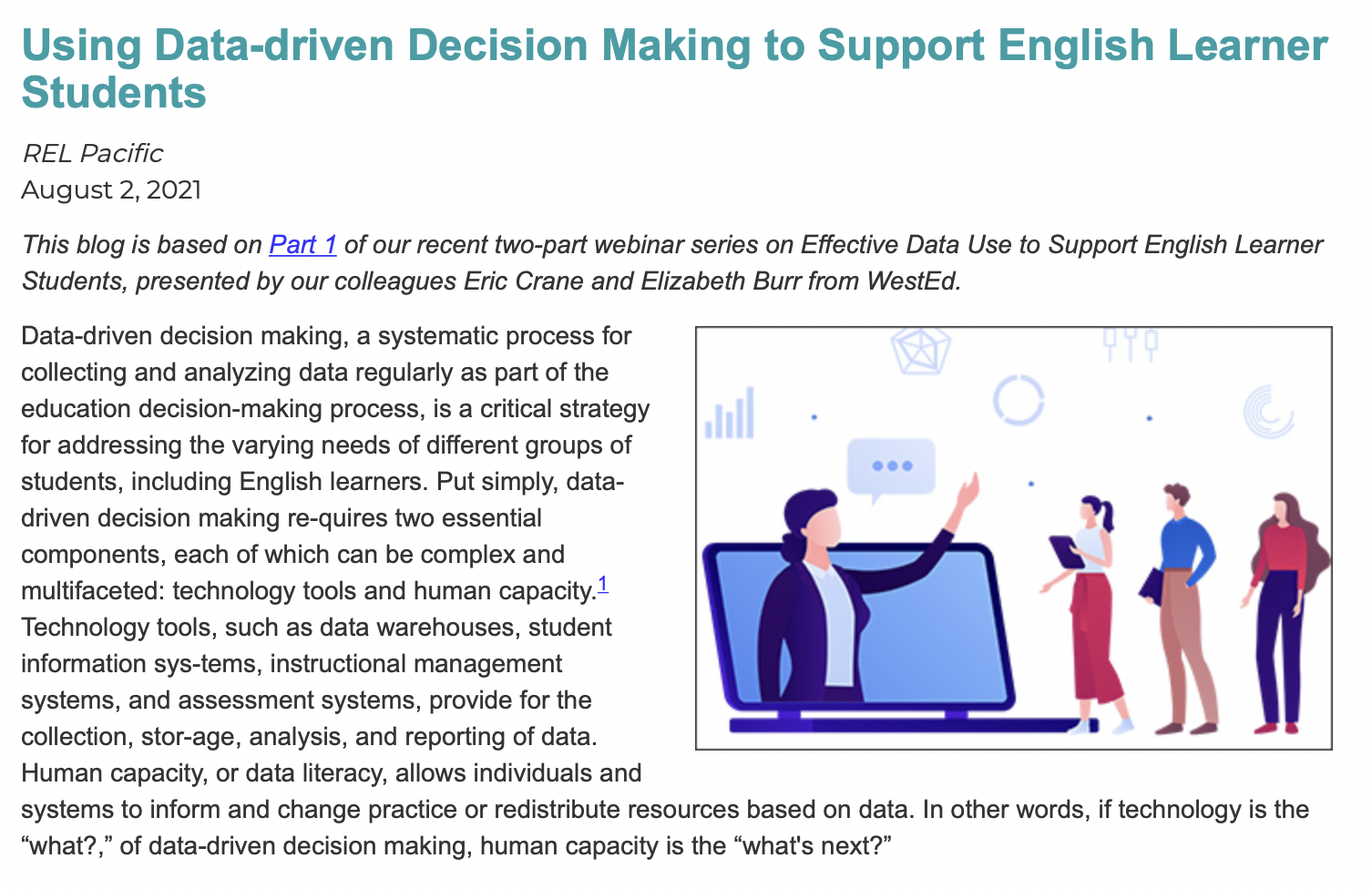 Using Data-driven Decision Making to Support English Learner Students
